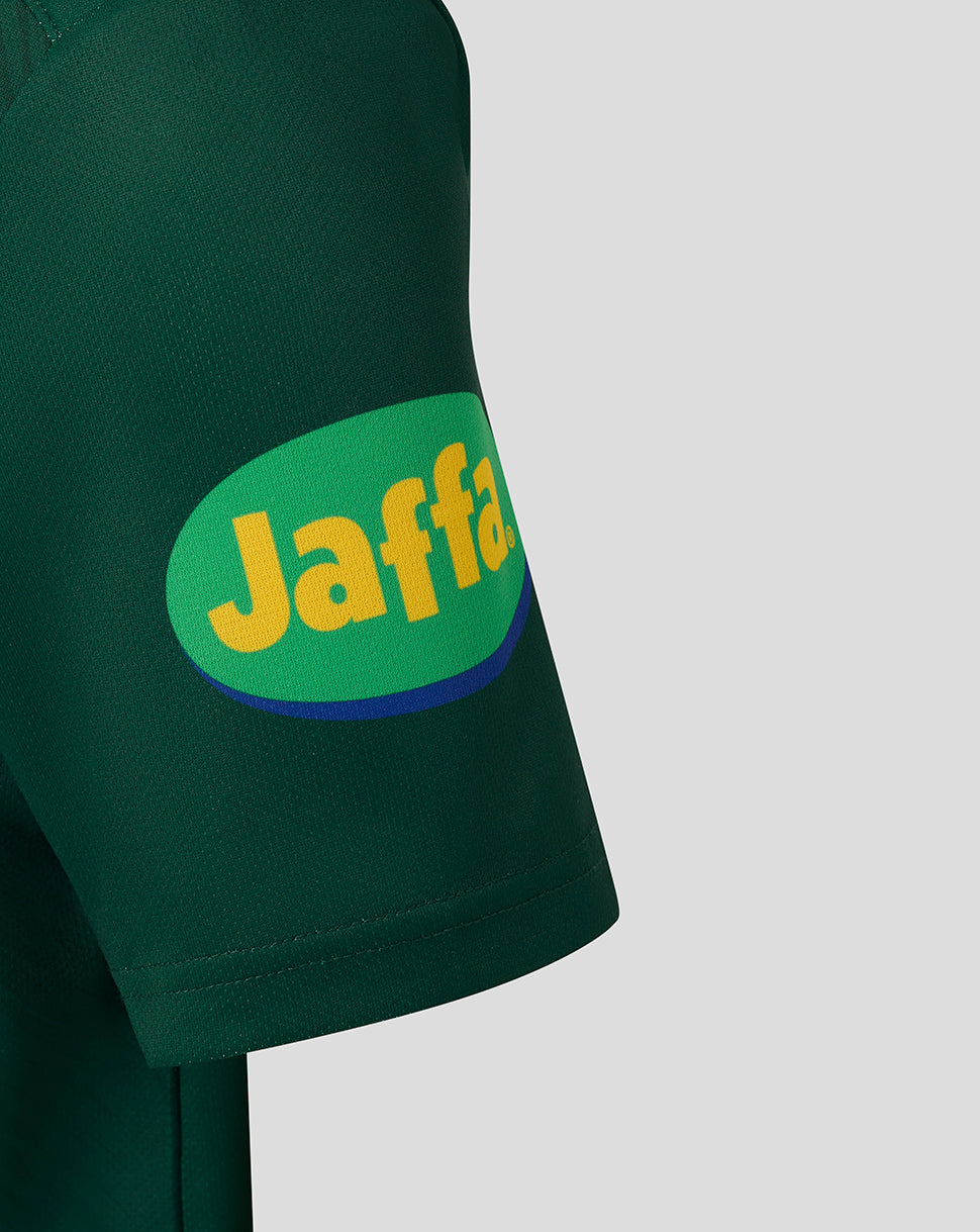 Leicester Tigers Junior 25/26 Warm Up T-Shirt - Dark Green