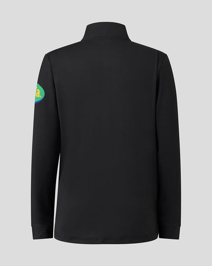 Leicester Tigers Junior 25/26 Training Quarter Zip - Black