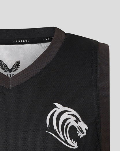 Leicester Tigers Junior  25/26 Training Basketball Vest  - Caviar