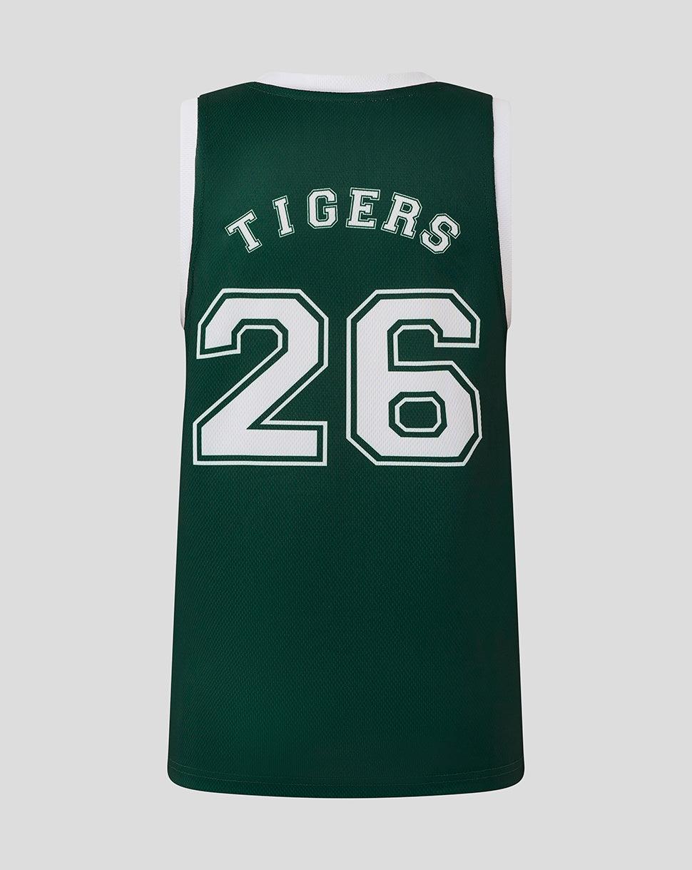 Leicester Tigers Junior 25/26 Training Basketball Vest  - Botanical