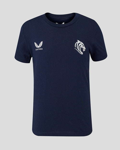 Leicester Tigers Junior 25/26 Travel Cotton T-Shirt