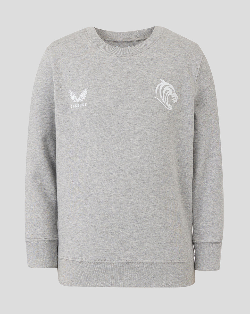 Leicester Tigers Junior 25/26 Travel Crewneck Sweatshirt
