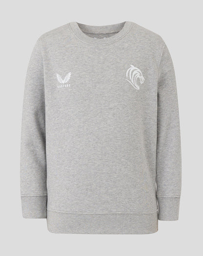 Leicester Tigers Junior 25/26 Travel Crewneck Sweatshirt