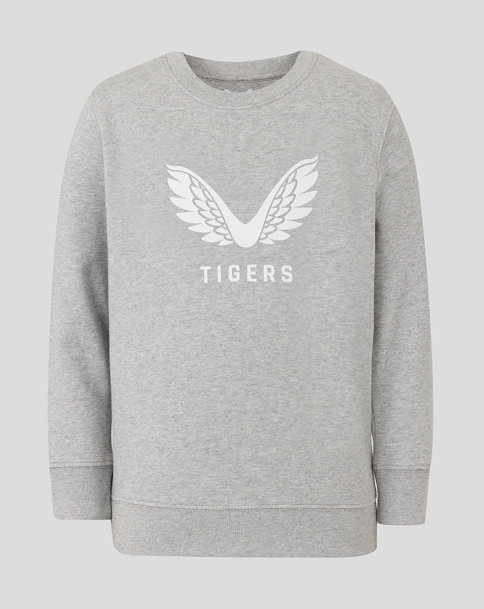 Leicester Tigers Junior 25/26 Travel Crewneck Sweatshirt
