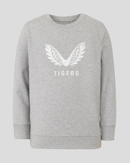 Leicester Tigers Junior 25/26 Travel Crewneck Sweatshirt