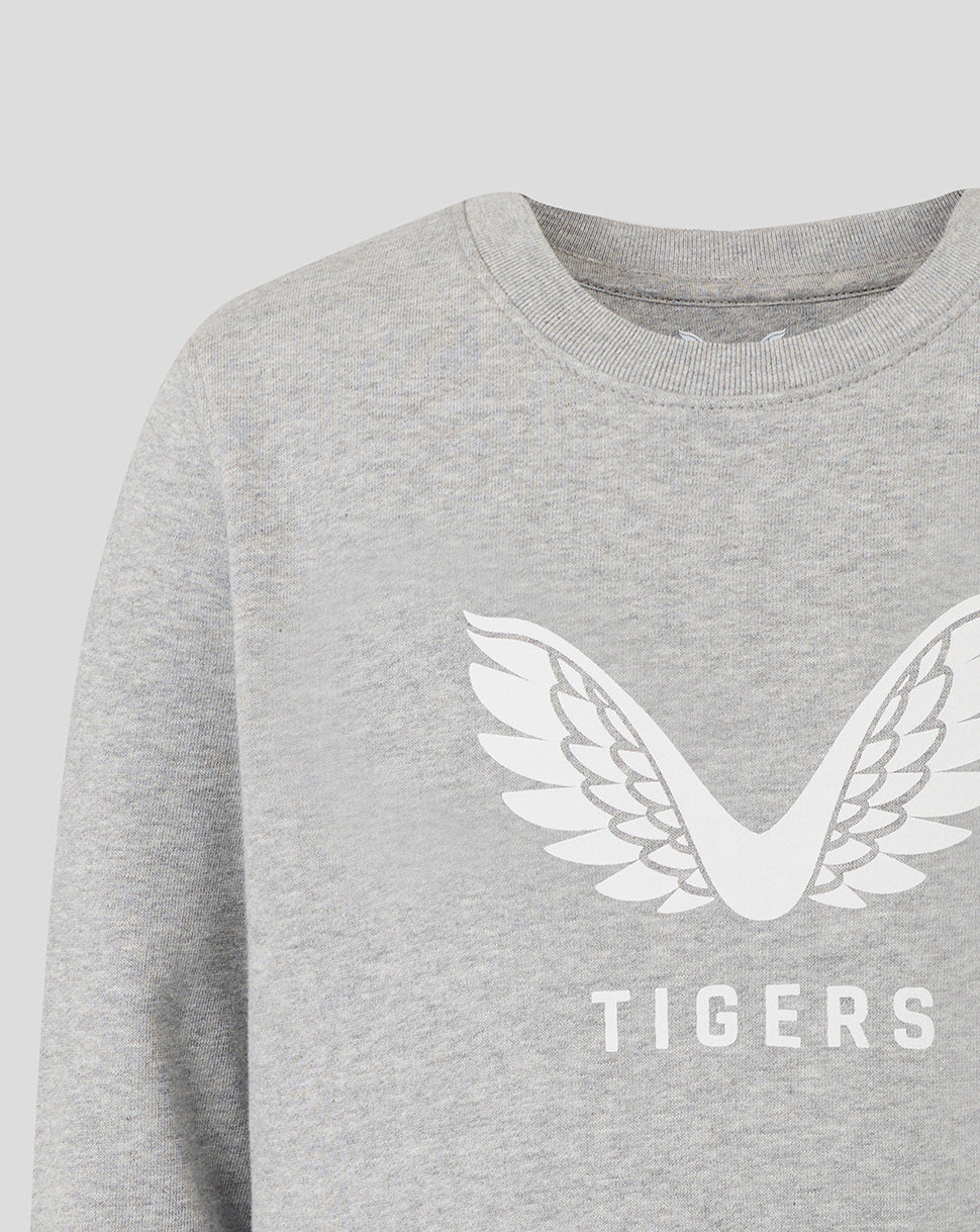 Leicester Tigers Junior 25/26 Travel Crewneck Sweatshirt