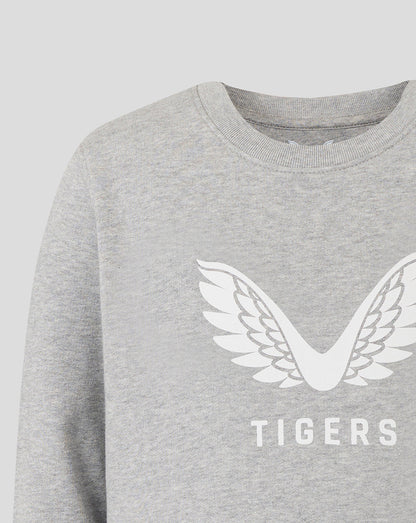 Leicester Tigers Junior 25/26 Travel Crewneck Sweatshirt