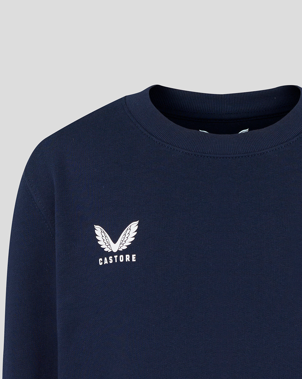 Sudadera de cuello redondo Yorkshire Cricket Junior 26/27 - Azul marino - French Navy