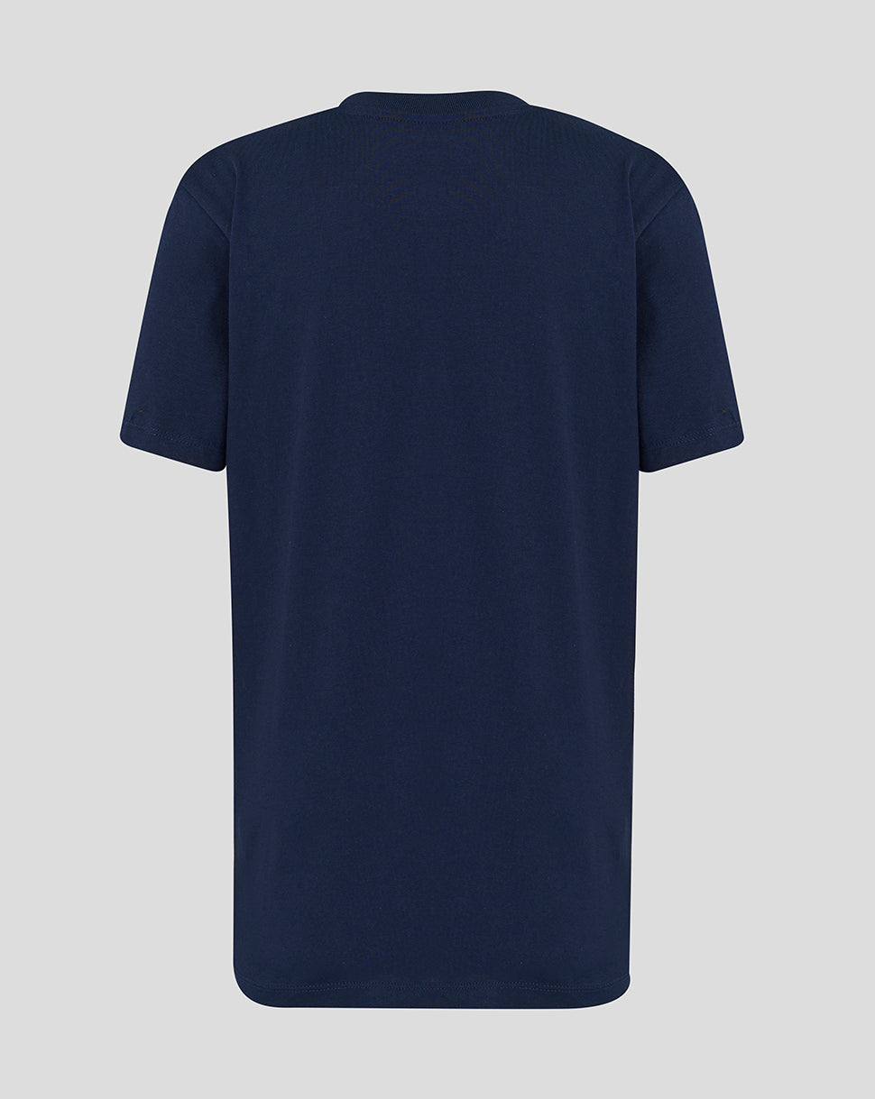 Yorkshire Cricket Junior 26/27 T-Shirt - Navy - French Navy