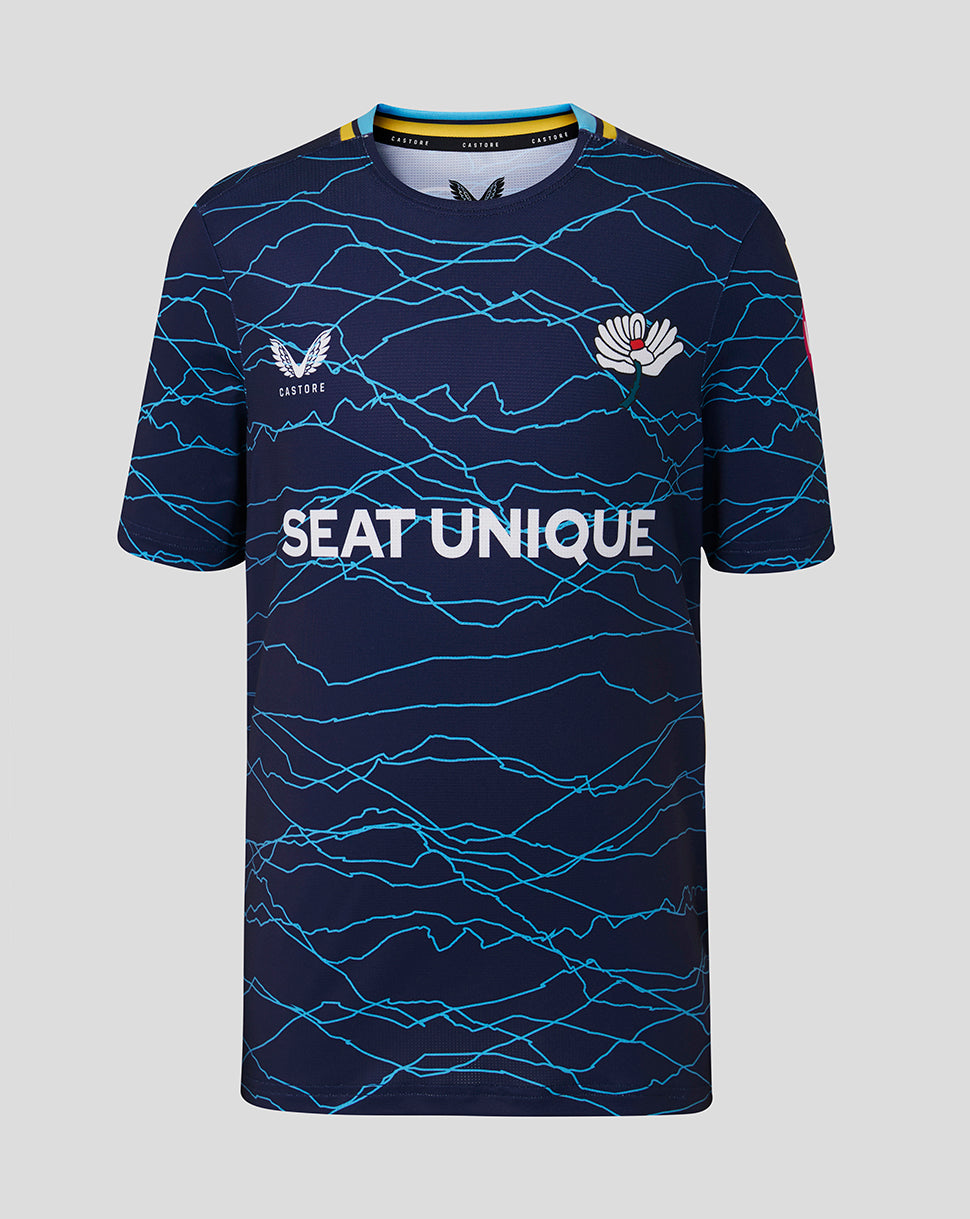 Yorkshire Cricket junior 26/27 T20 shirt met korte mouw – Peacoat - Peacoat