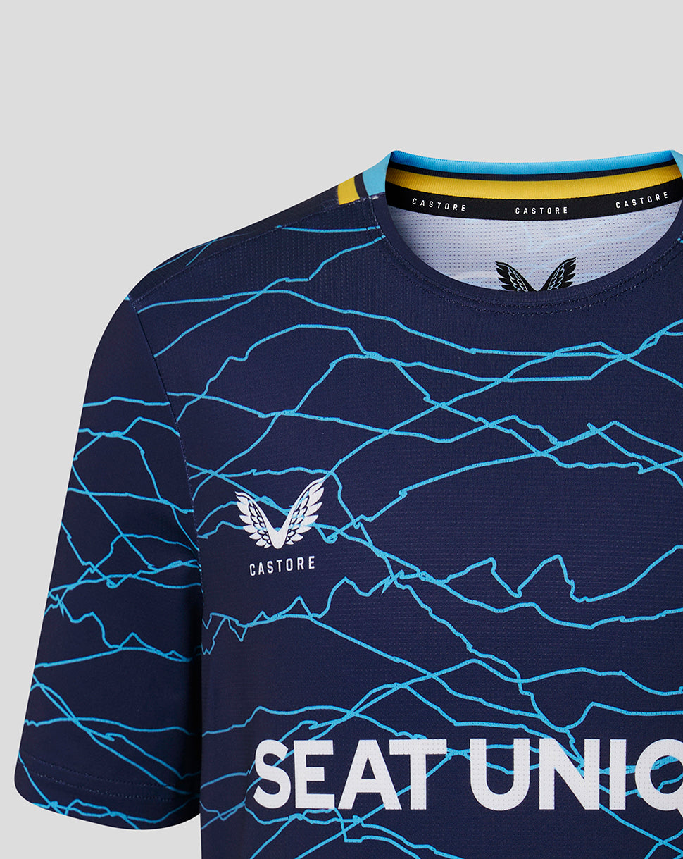 Yorkshire Cricket junior 26/27 T20 shirt met korte mouw – Peacoat - Peacoat