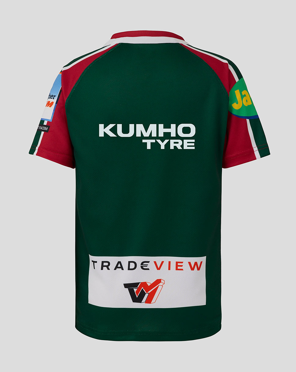 Camiseta Leicester Tigers Junior 25/26 Réplica Local - Verde oscuro