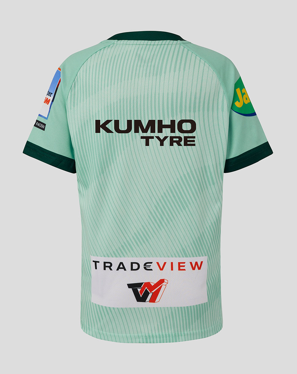 Leicester Tigers Junior 25/26 Replica Auswärts Trikot - Grün/Grün