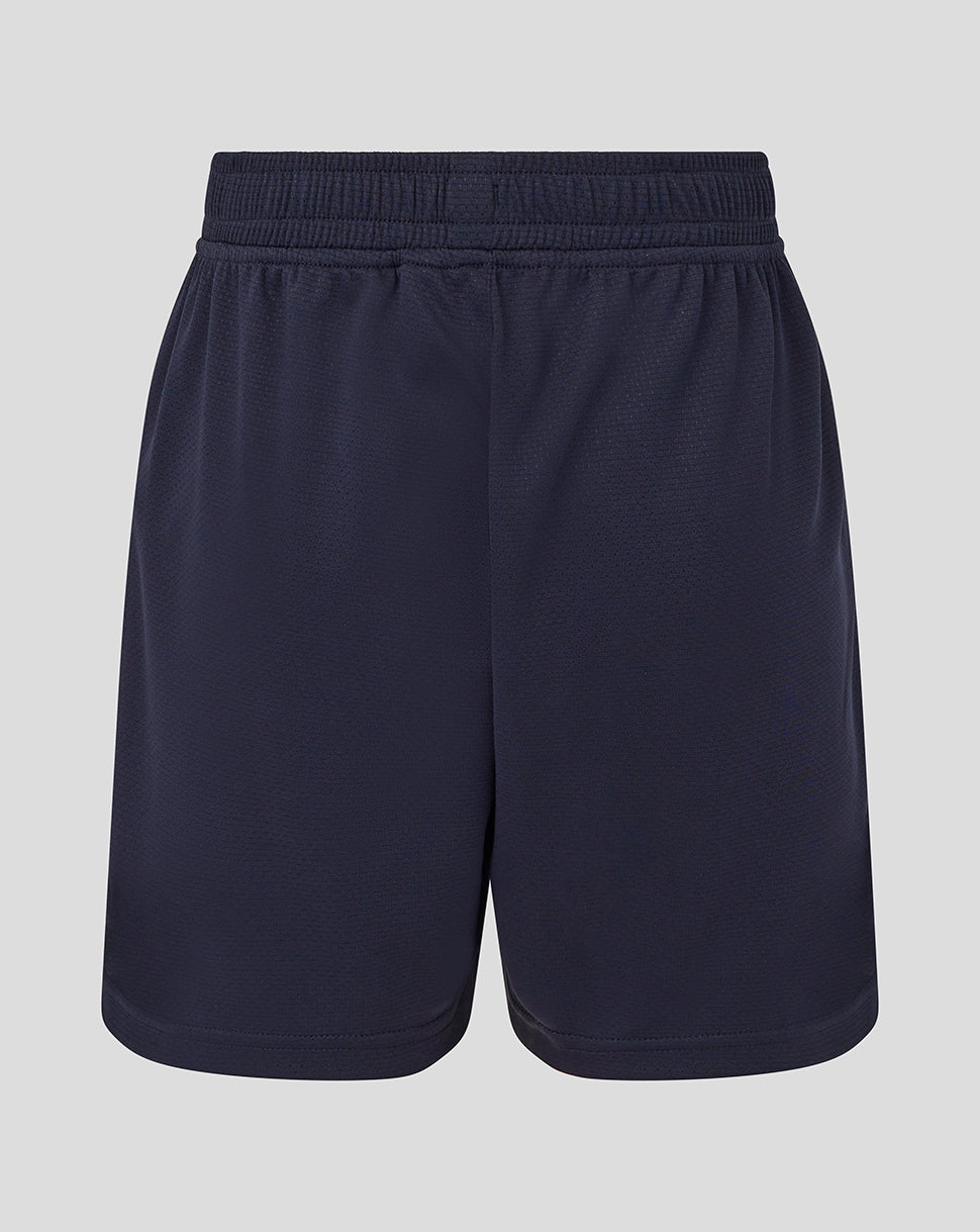 Black shorts on a light gray background