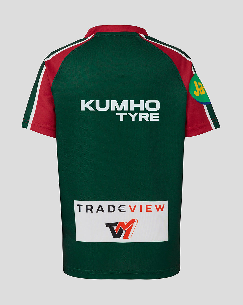 Leicester Tigers Junior 25/26 Pro Heim Trikot - Dunkelgrün