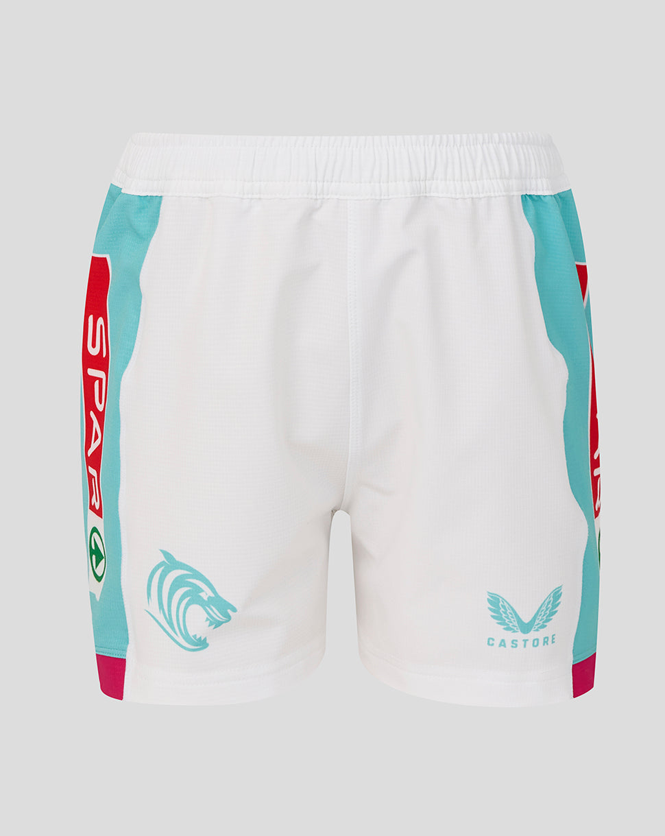Leicester Tigers Junior 25/26 Slater Cup Special Edition Pro Shorts - Weiss