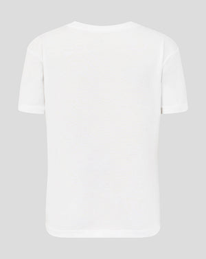 Leicester Tigers Junior 25/26 Varsity Short Sleeve T-Shirt - White