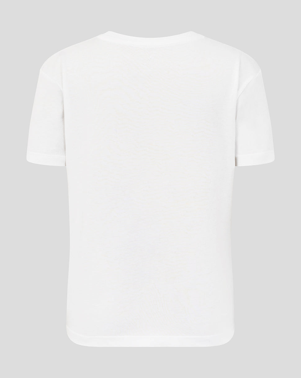 Camiseta Varsity de manga corta Leicester Tigers Junior 25/26 – Blanco - Blanco