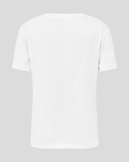 Leicester Tigers Junior 25/26 Varsity 1880 Short Sleeve T-Shirt - White