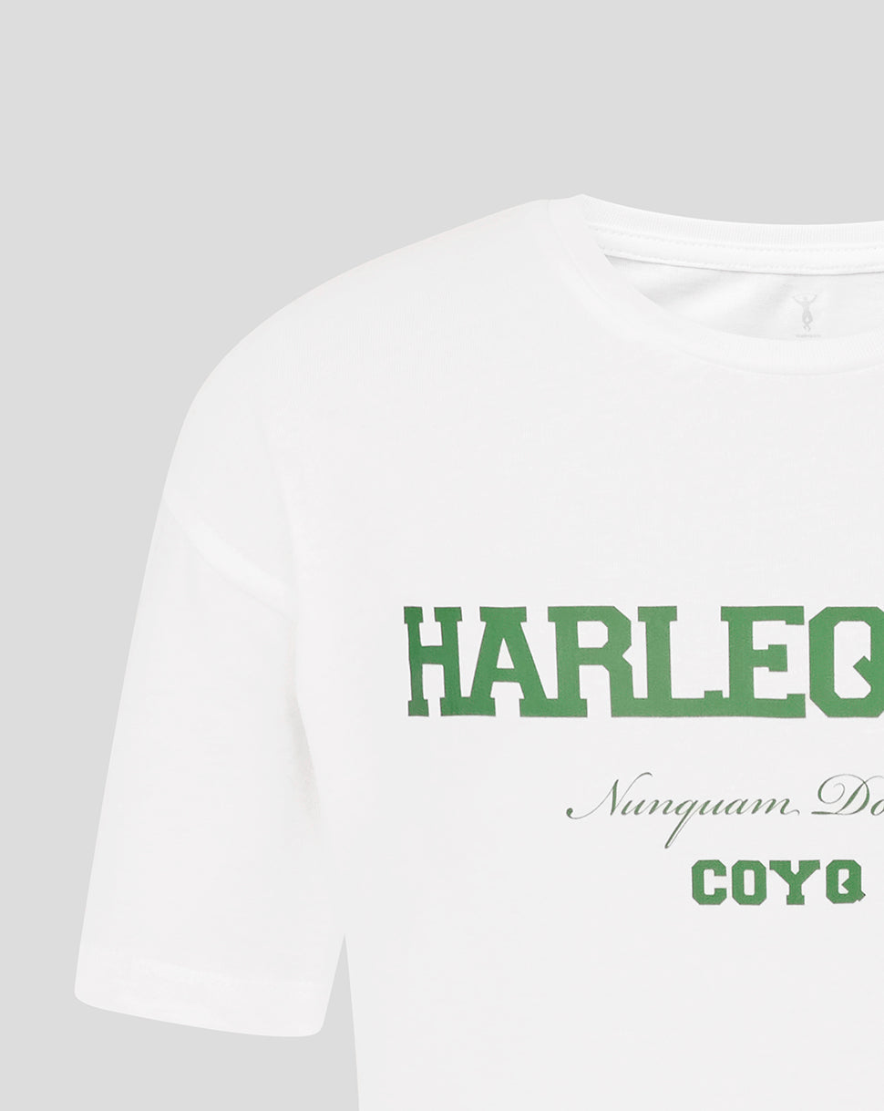 Harlequins Junior 25/26 Varsity T-Shirt - White
