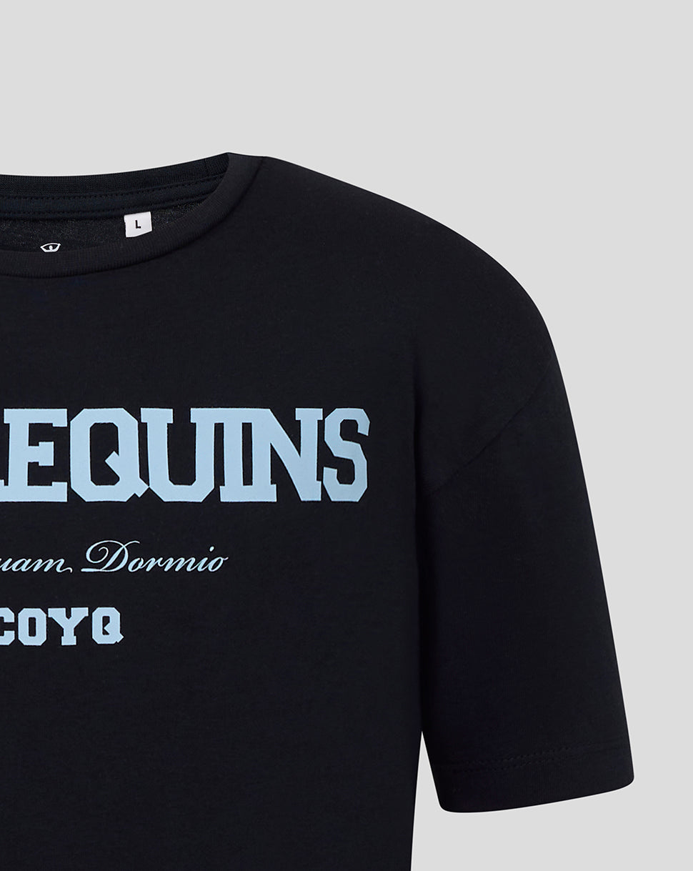 Harlequins Junior 25/26 Varsity T-Shirt - Marineblau