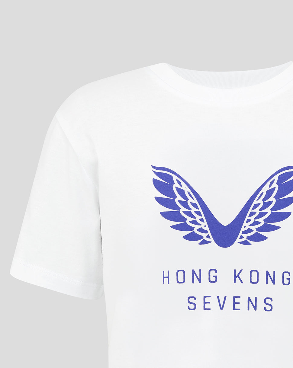Camiseta Hong Kong China Rugby Junior 2026 Big Wings - Blanco
