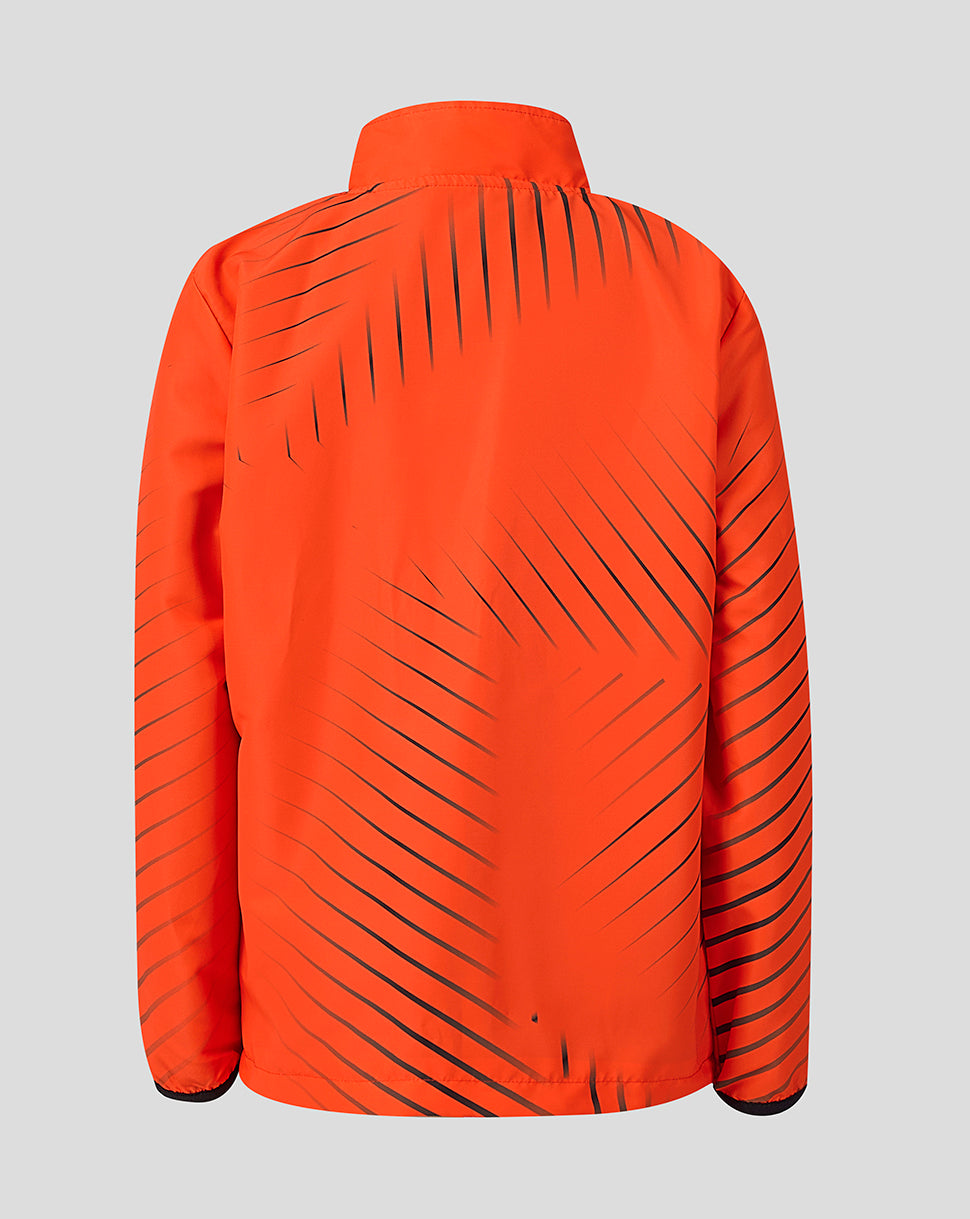 Juniors Sunrisers Leeds The Hundred Woven Pre Match Jacket 2026 - Orange