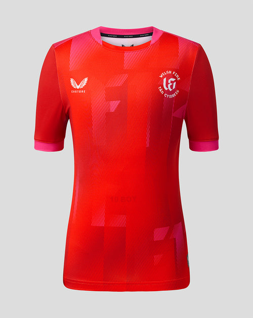 Welsh Fire The Hundred Junior 2026 Short Sleeve Stretch Jersey