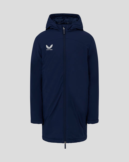 Junior Long Bench Jacket - Dark Slate