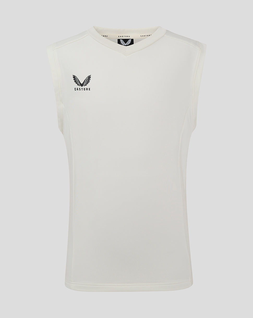 Junior Cricket Vest - Cannoli Cream