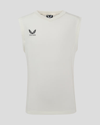 Junior Cricket Vest - Cannoli Cream