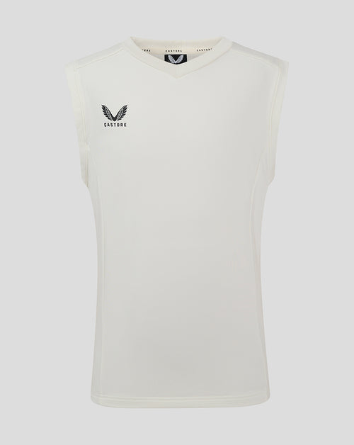 Junior Cricket Vest - Cannoli Cream