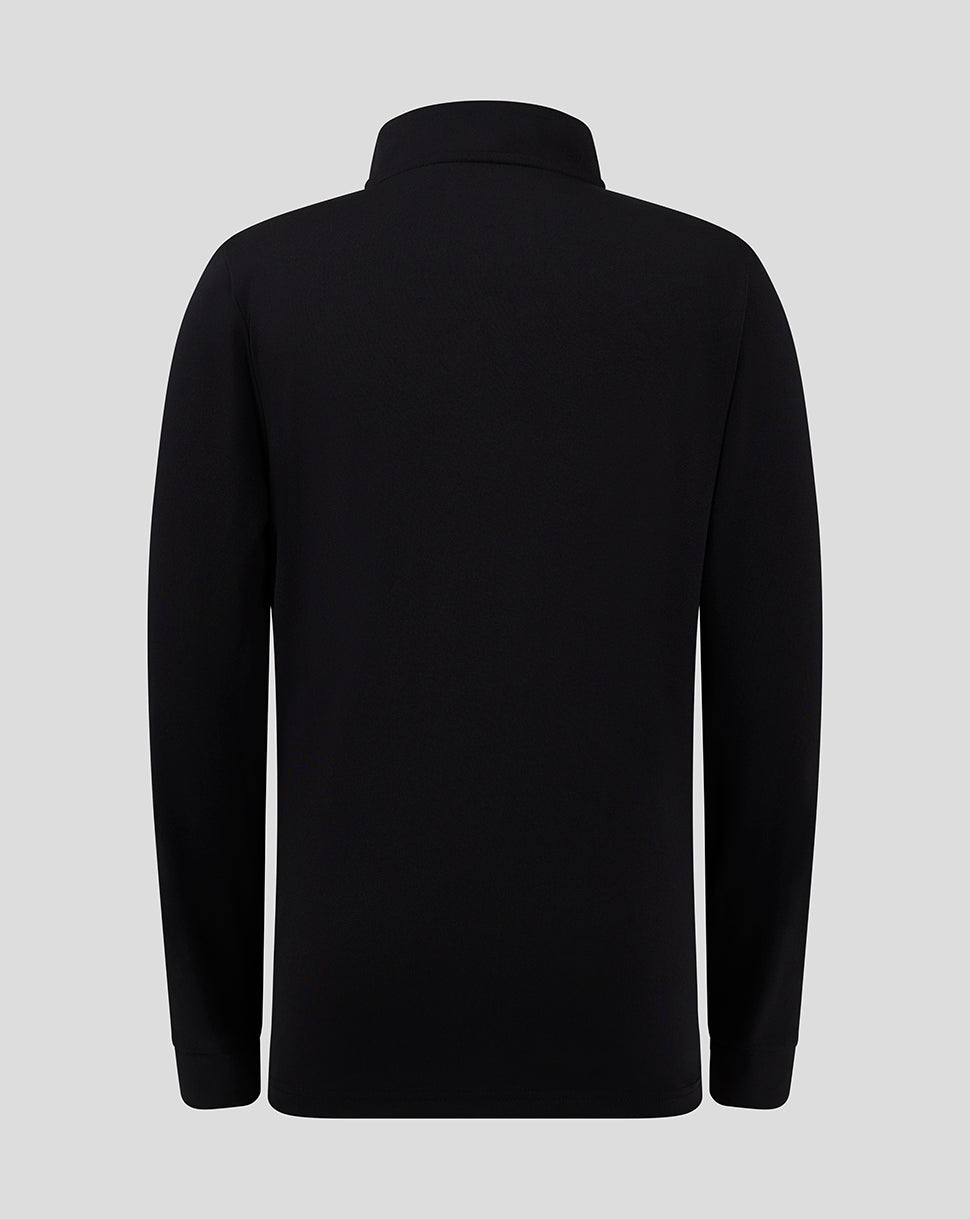 Bomber Neck 1/4 Zip - Caviar