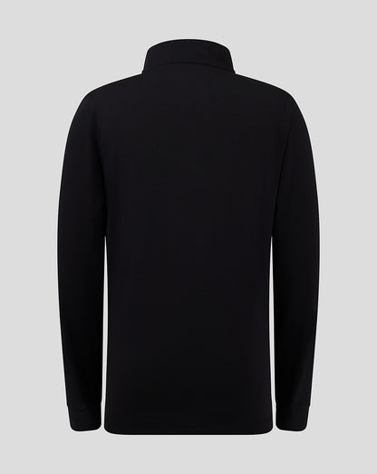 Bomber Neck 1/4 Zip - Caviar