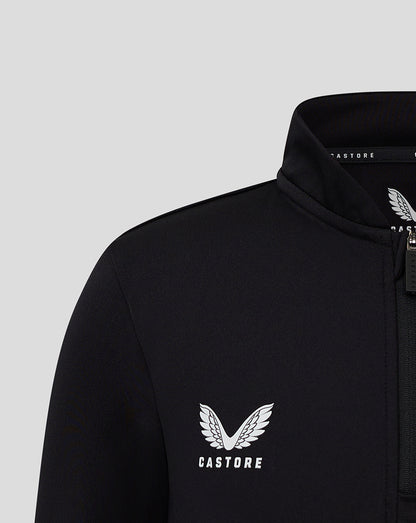 Bomber Neck 1/4 Zip - Caviar