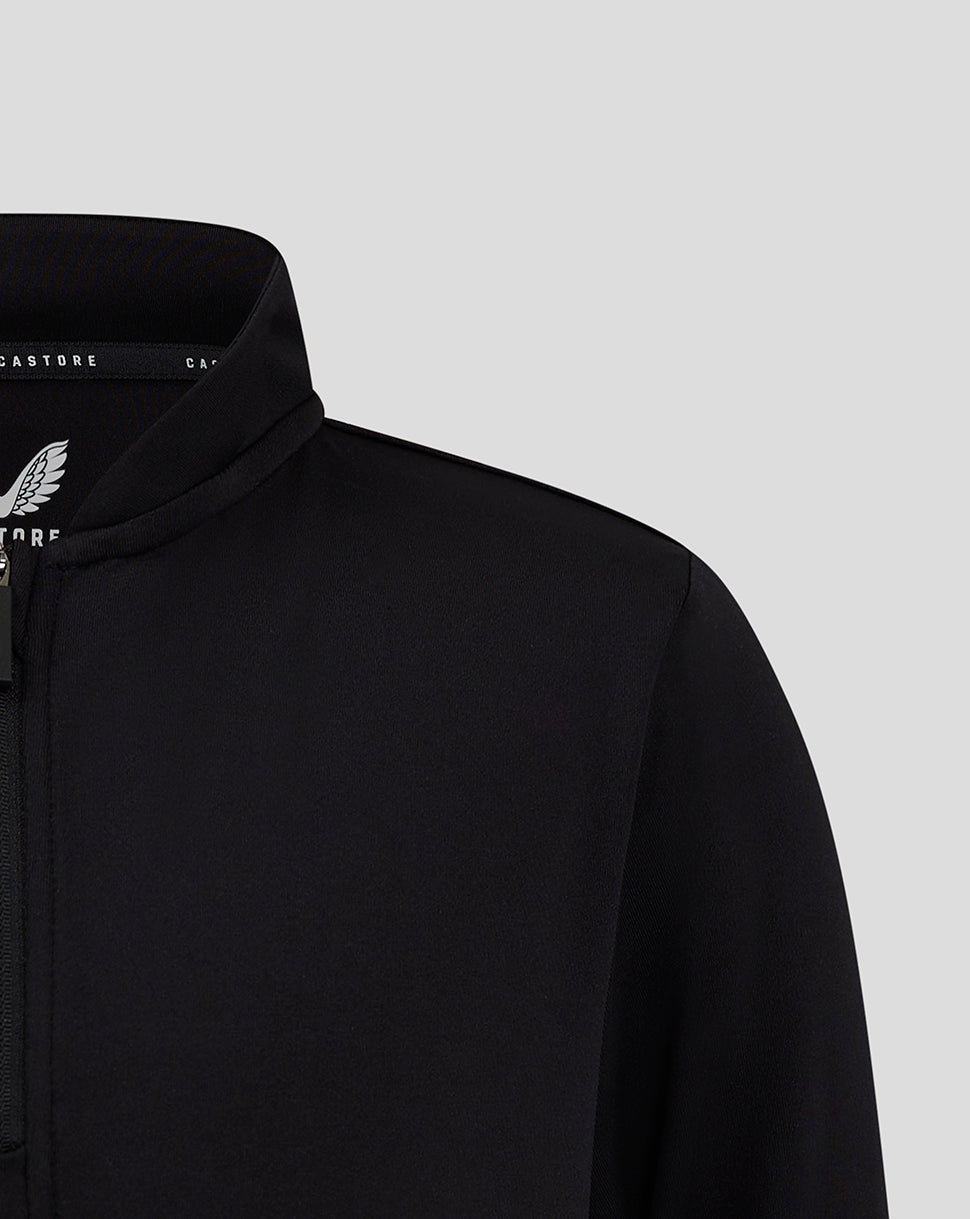 Bomber Neck 1/4 Zip - Caviar