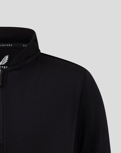 Bomber Neck 1/4 Zip - Caviar