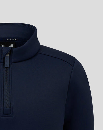 Junior Fleece Lined 1/4 Zip - Peacoat