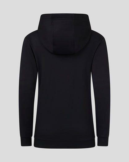 Junior Full Zip Brushback Hoodie - Caviar