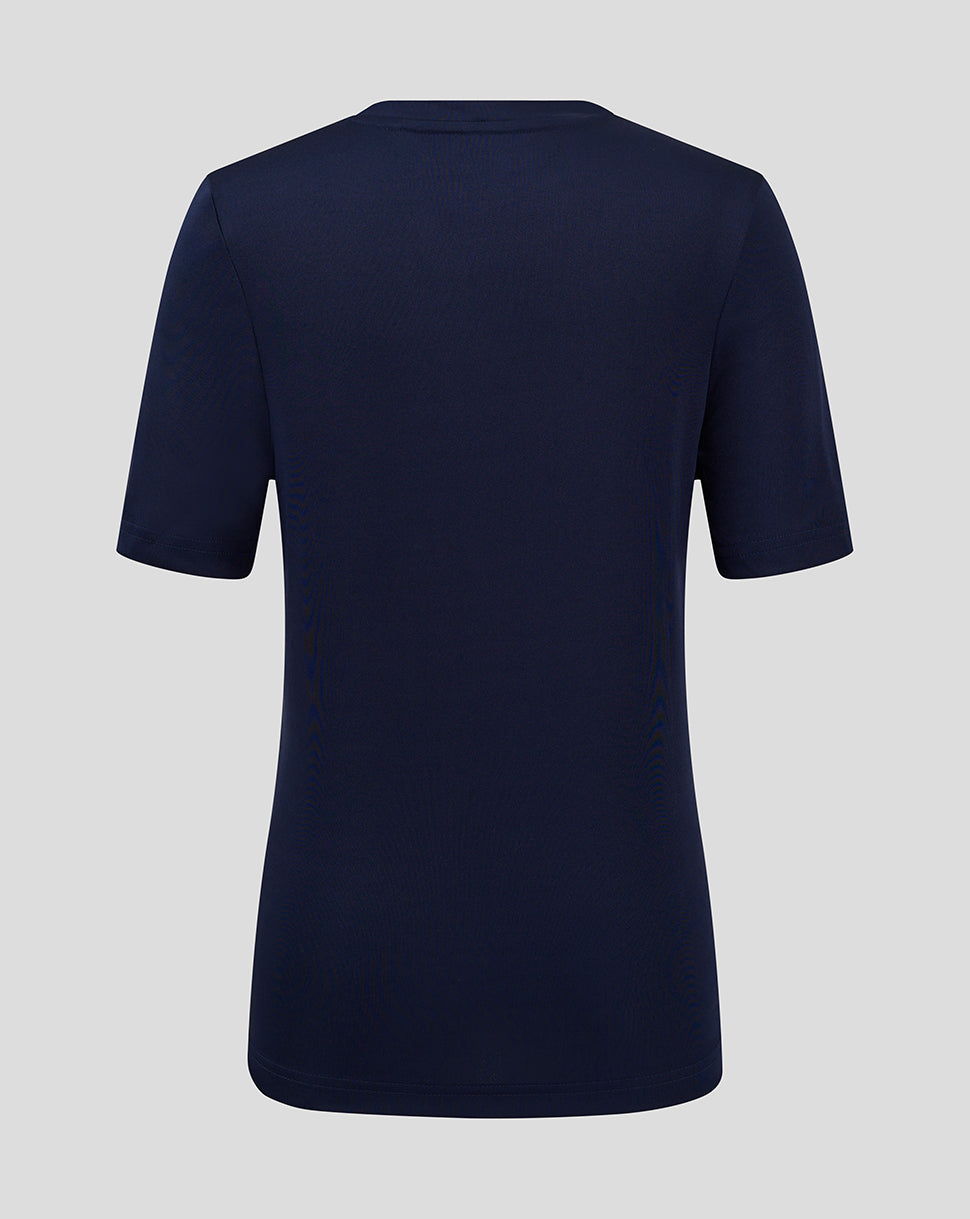 Gradient Printed ss Training Tee - Peacoat/Blueprint