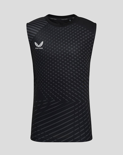 Geometric Printed ss Training Tee - Caviar/Phantom