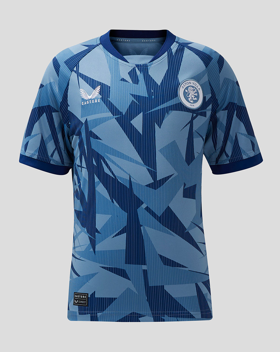 Camiseta Aston Villa Junior 23/24 Tercera - Blue Shadow/Blue Depths