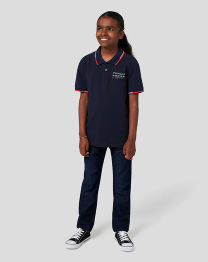Oracle Red Bull Racing Junior Core Polo - Night Sky