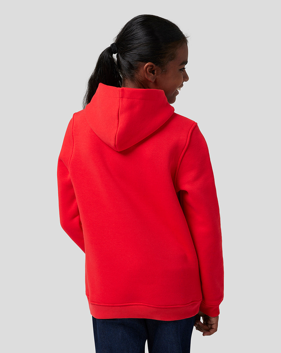Sudadera con capucha Junior Oracle Red Bull Racing Core Overhead – Escarlata flamígera - Flame Scarlet