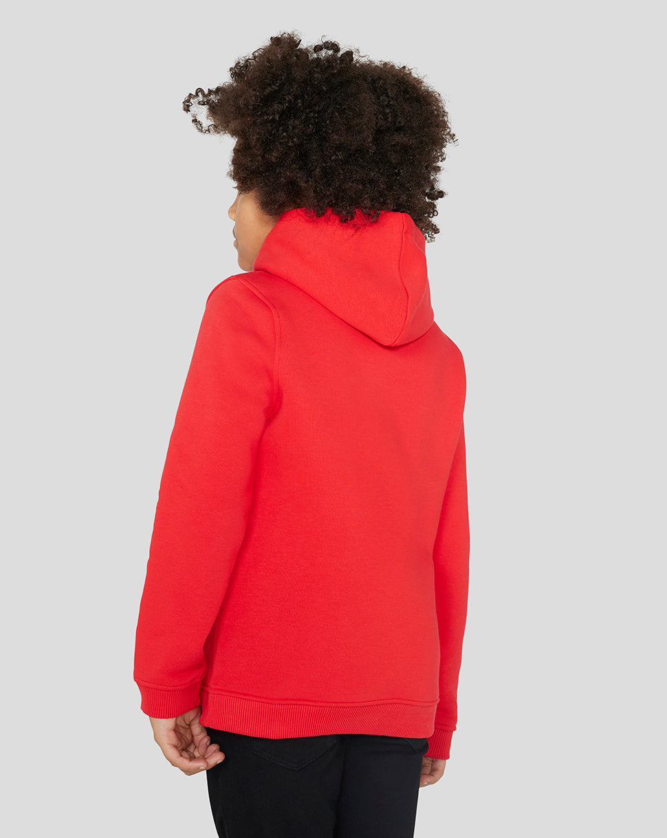 Sudadera con capucha Junior Oracle Red Bull Racing Core Overhead – Escarlata flamígera - Flame Scarlet