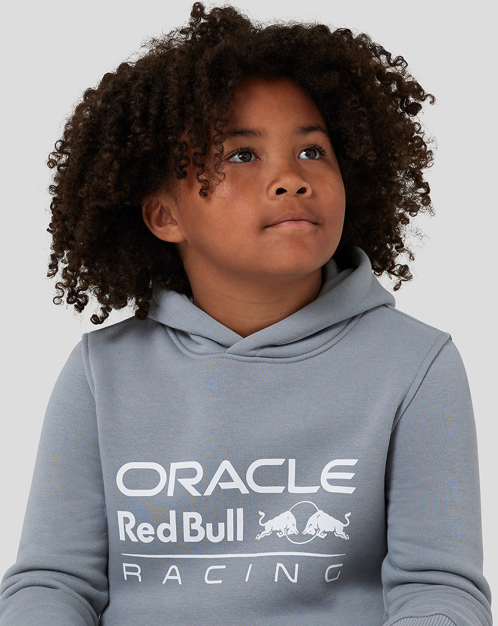 Sudadera con capucha Oracle Red Bull Racing Junior Core Overhead – Gris - Gris