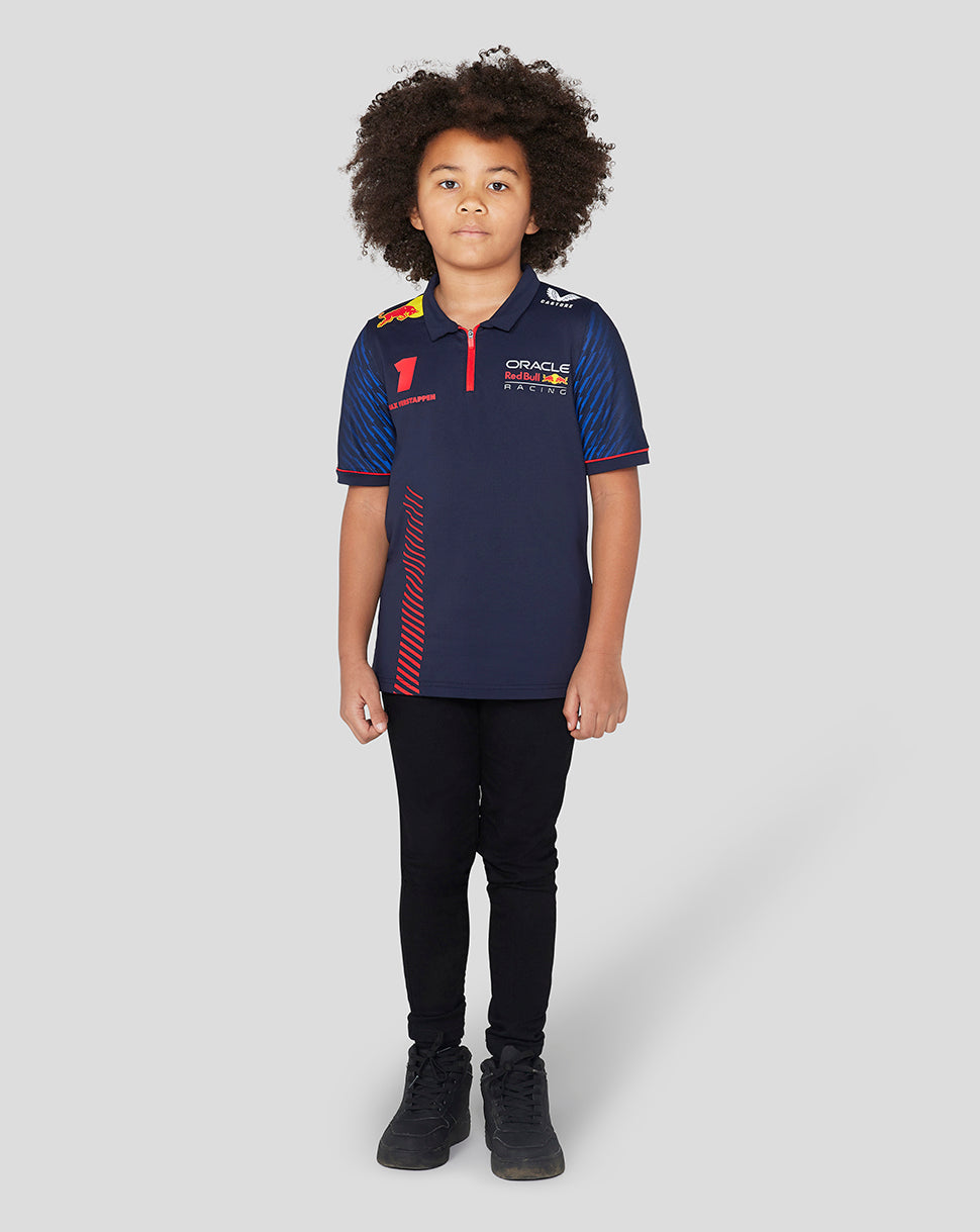 Oracle Red Bull Racing Junior ss Polo Shirt Driver Max Verstappen - Night Sky