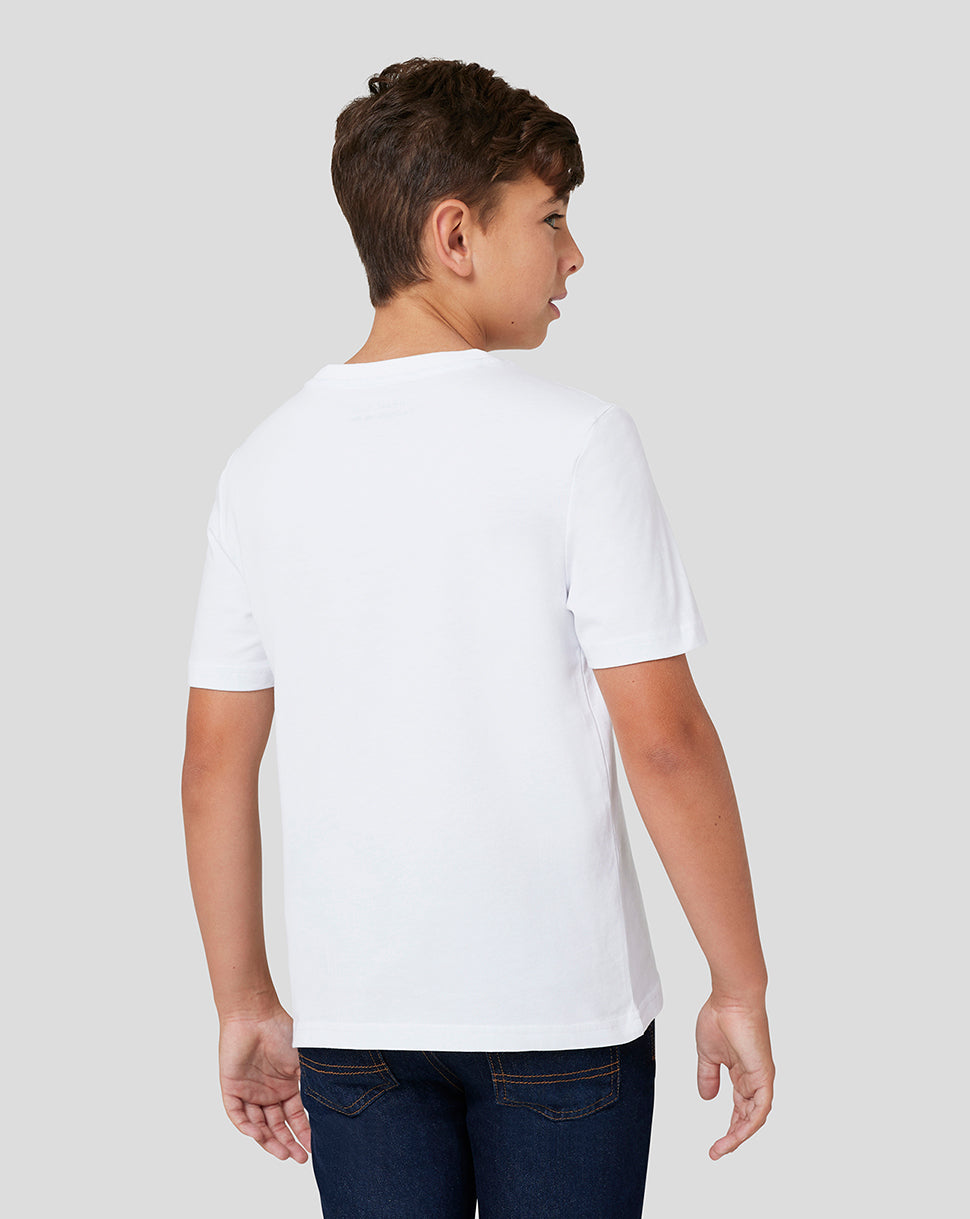 Oracle Red Bull Racing Junior Large Front Logo T-Shirt - White