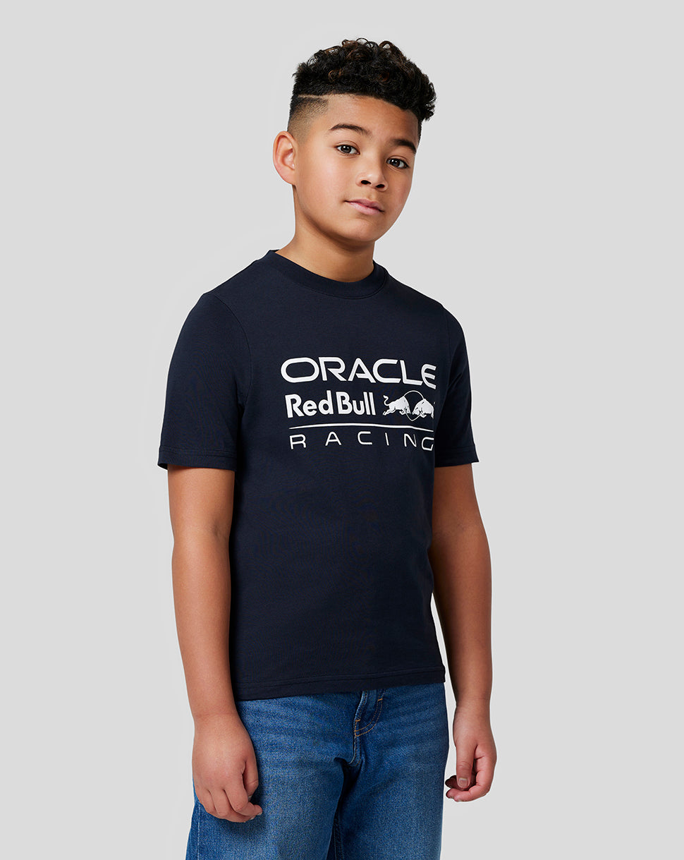Oracle Red Bull Racing Junior T-Shirt mit grossem Frontlogo – Night Sky - Night Sky