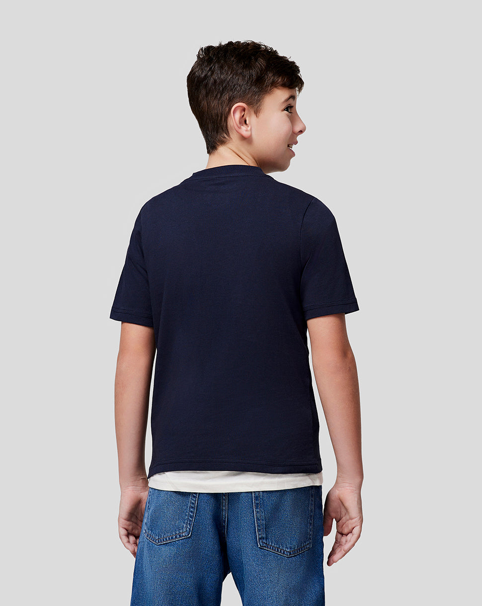 Oracle Red Bull Racing Junior T-Shirt mit grossem Frontlogo – Night Sky - Night Sky